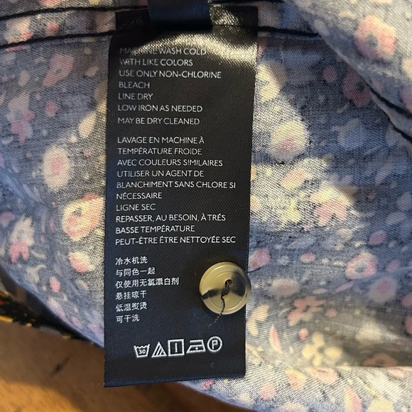 Maeve from Anthropologie Marlie Button-front Chambray Tunic Dress, Size 6 - Picture 12 of 13